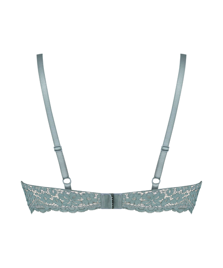 Biustonosz usztywniany push-up Rose, Zielony