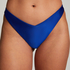 Majtki Bikini Wysoko Krojona Bari, Niebieski