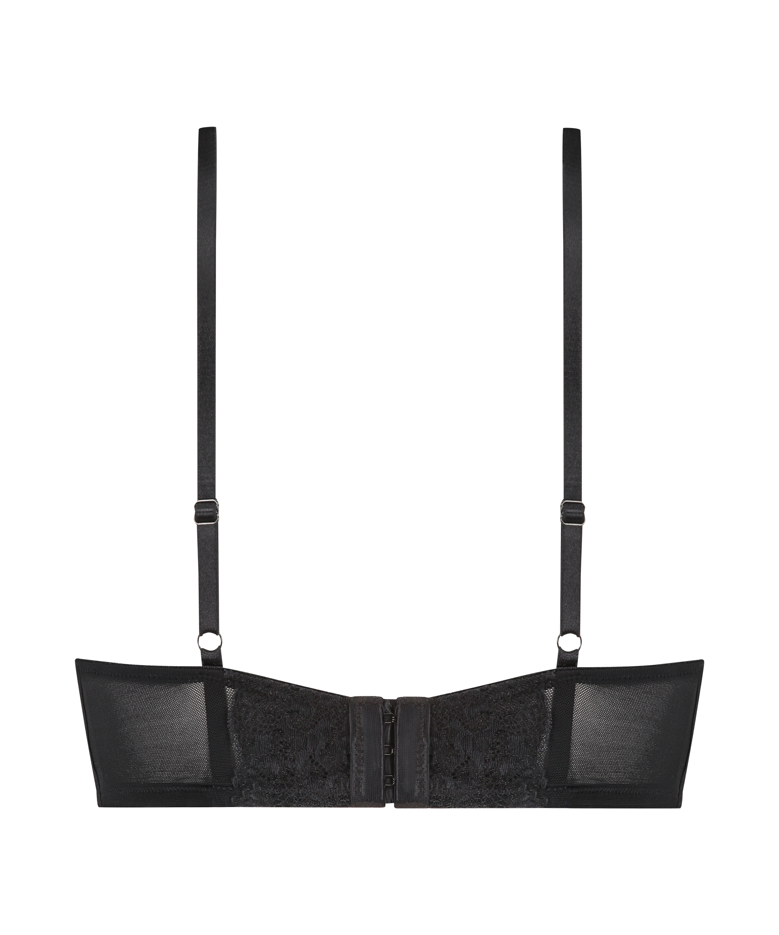 Usztywniony biustonosz push-up z fiszbinami Gigi, Czarny, main