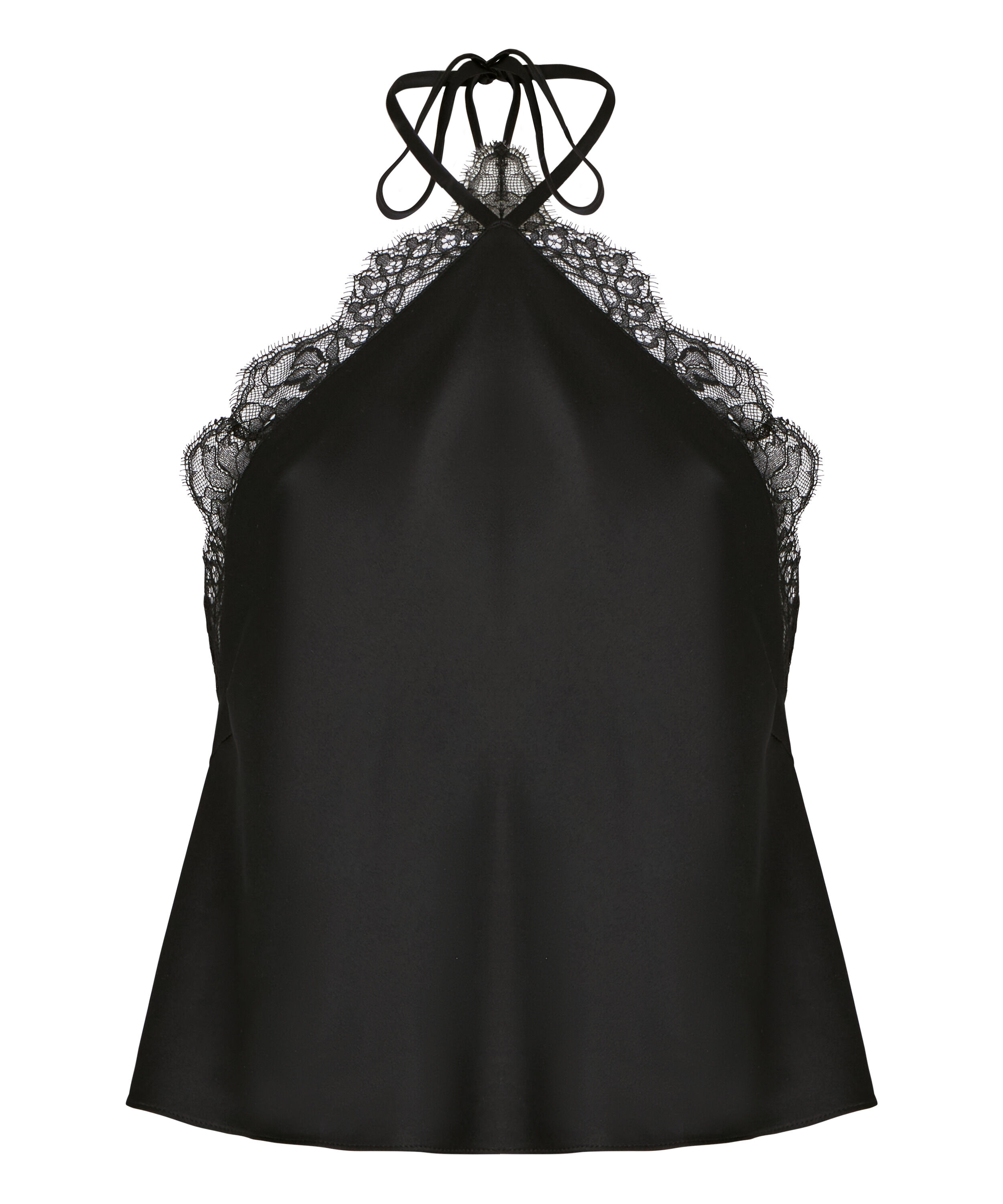 Halter Top Cecilia, Czarny
