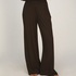 Pant Premium Rib Jersey, Brązowy