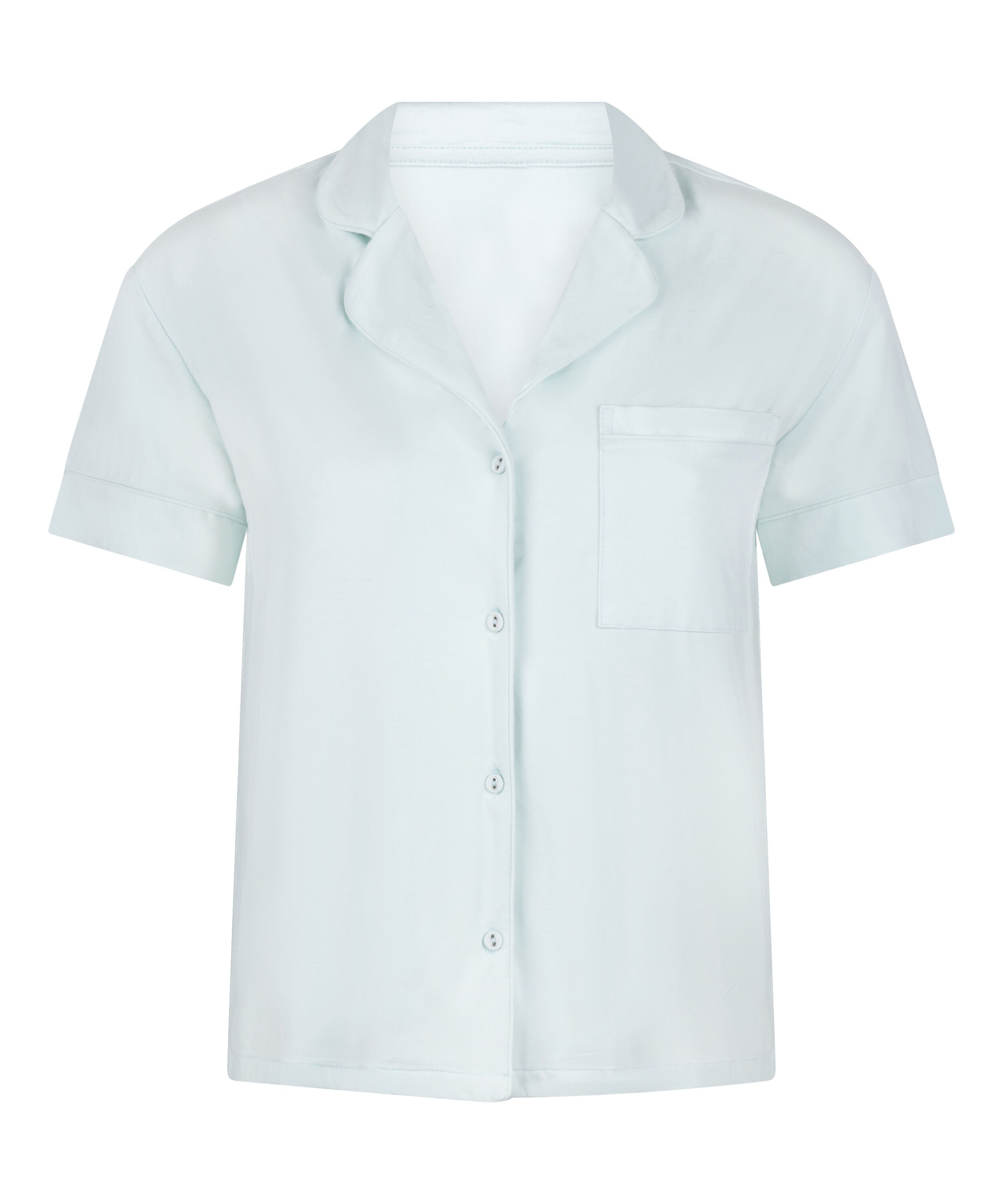 Narzutka Essential z dżerseju z kr&oacute;tkim rękawem, Niebieski