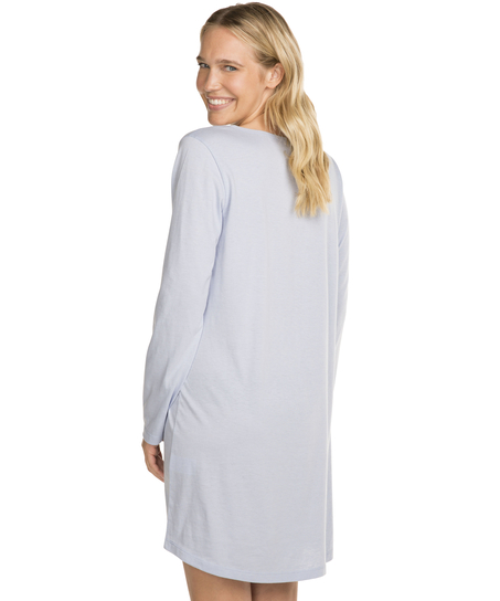 Nightie V-neck, Niebieski