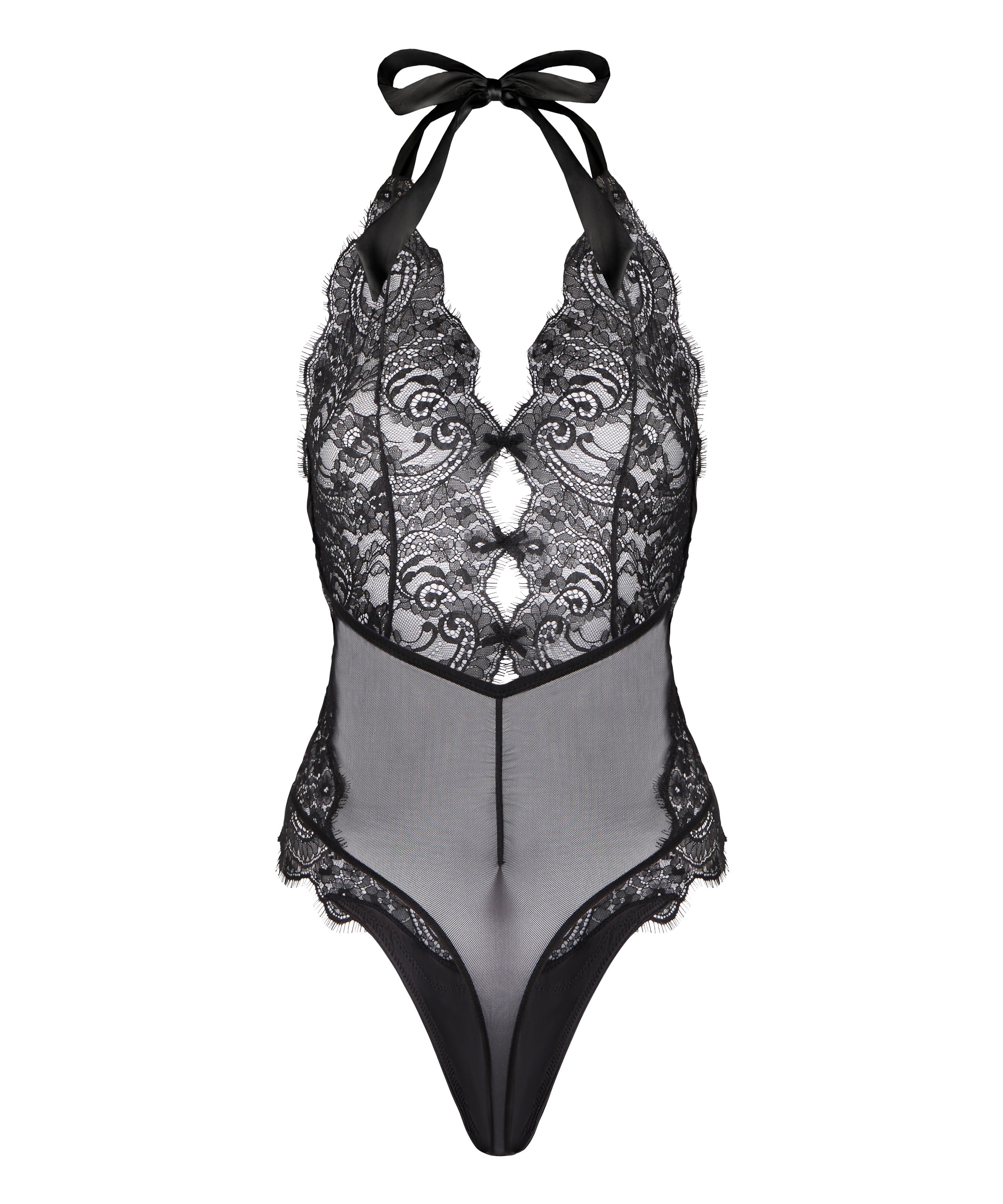 Halter Body Sylvia, Czarny, main