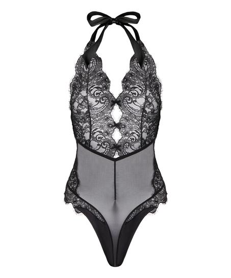 Halter Body Sylvia, Czarny