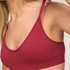 Tr&oacute;jkątny biustonosz bralette Dide, Czerwony