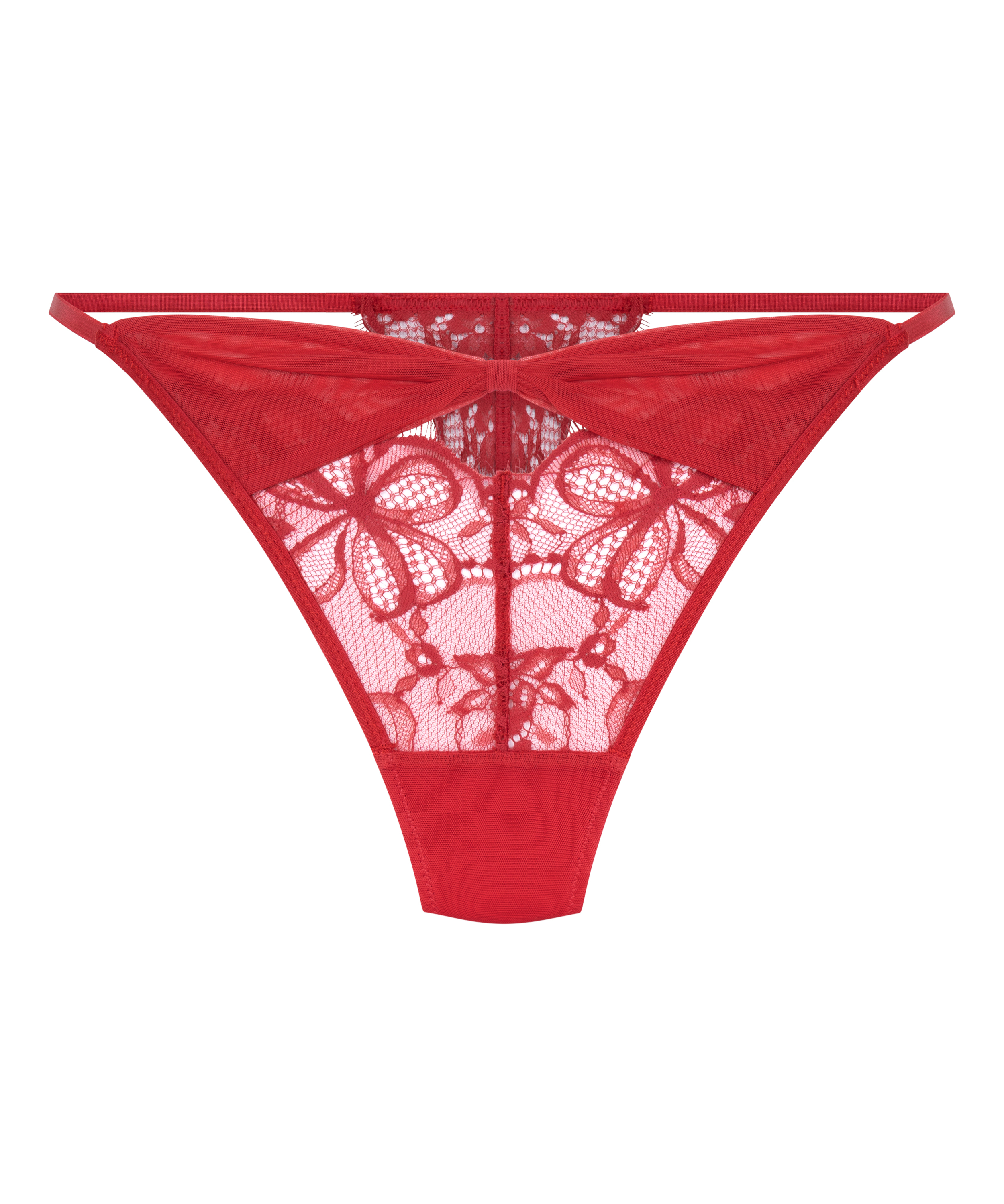 Wysoko wycięte stringi Marianna, Czerwony, main