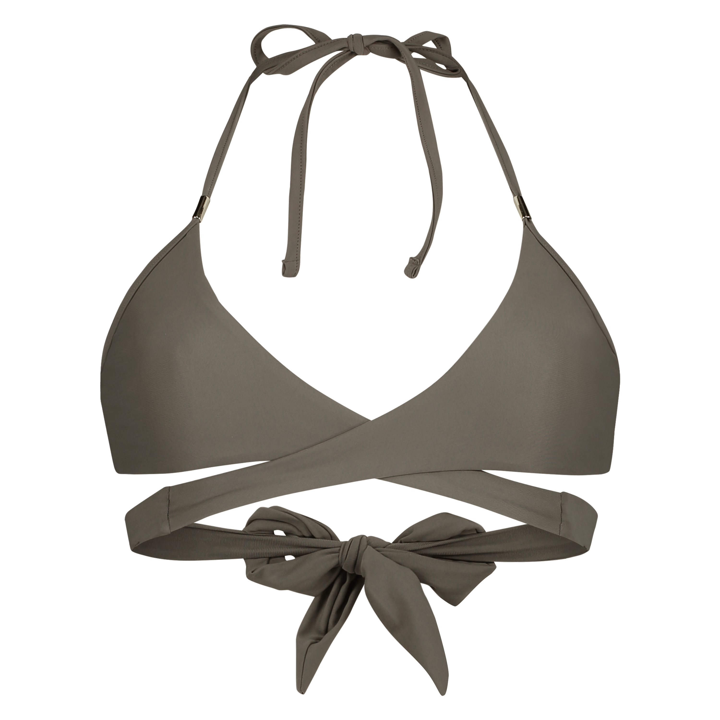 Tribe triangle bikini top, Zielony, main