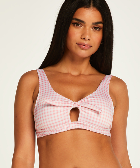 G&oacute;ra od bikini o skr&oacute;conym kroju Seychelles, R&oacute;żowy