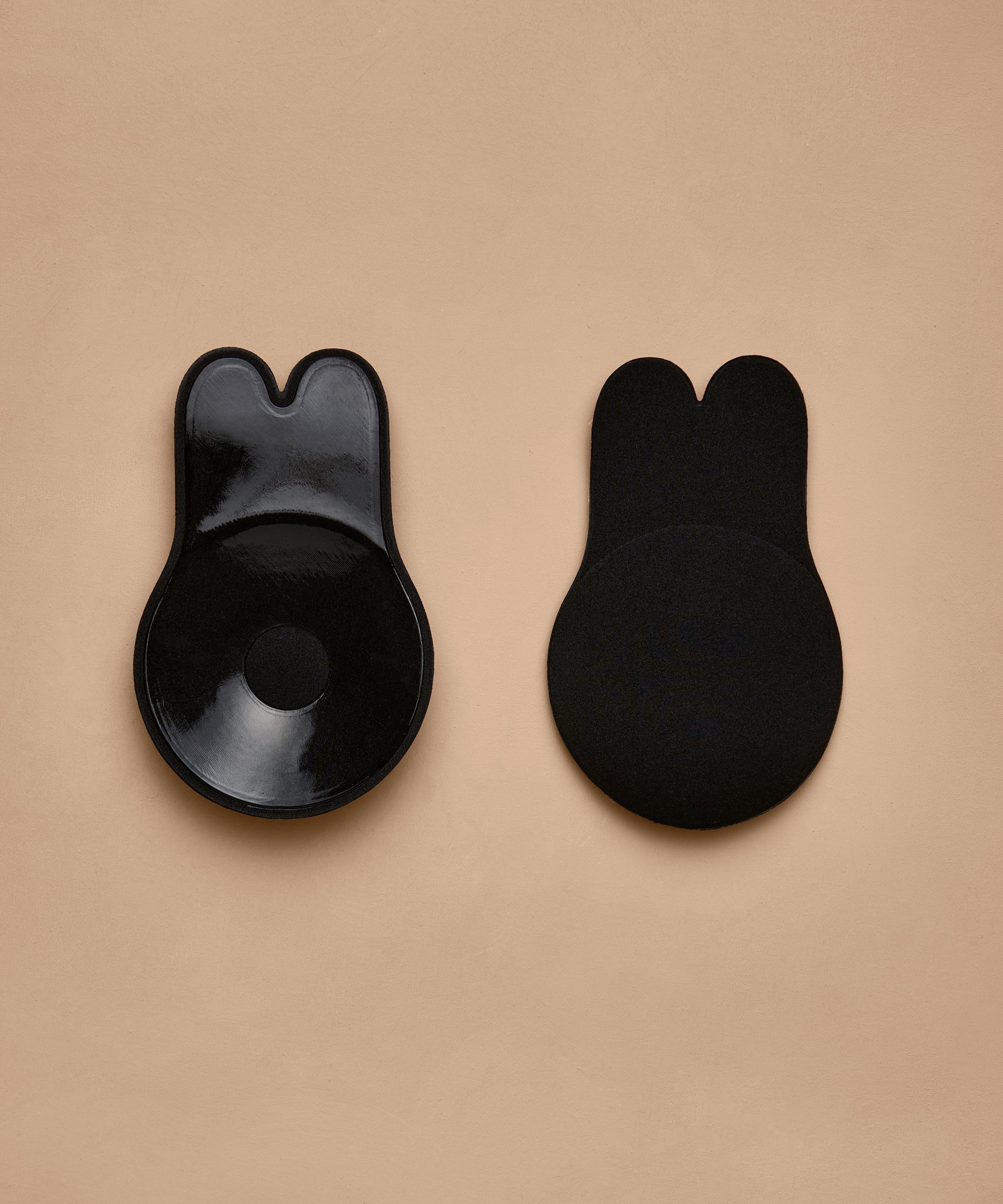 Przyklejane miseczki unoszące biust, Czarny, main