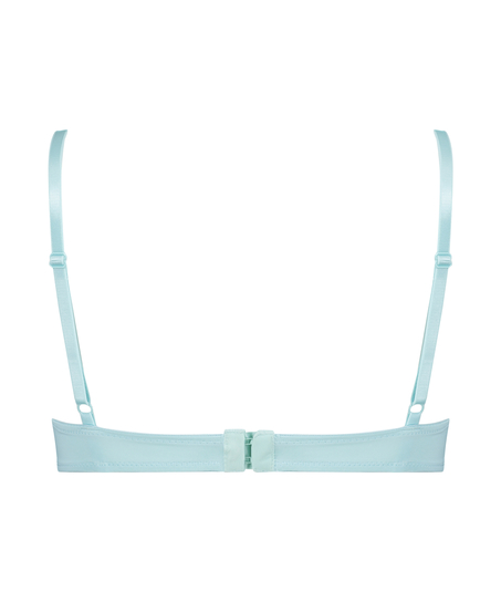 Biustonosz usztywniany z fiszbinami Plunge, Niebieski