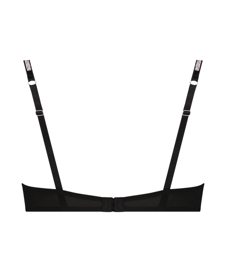 Biustonosz usztywniany z fiszbinami Beth, Czarny