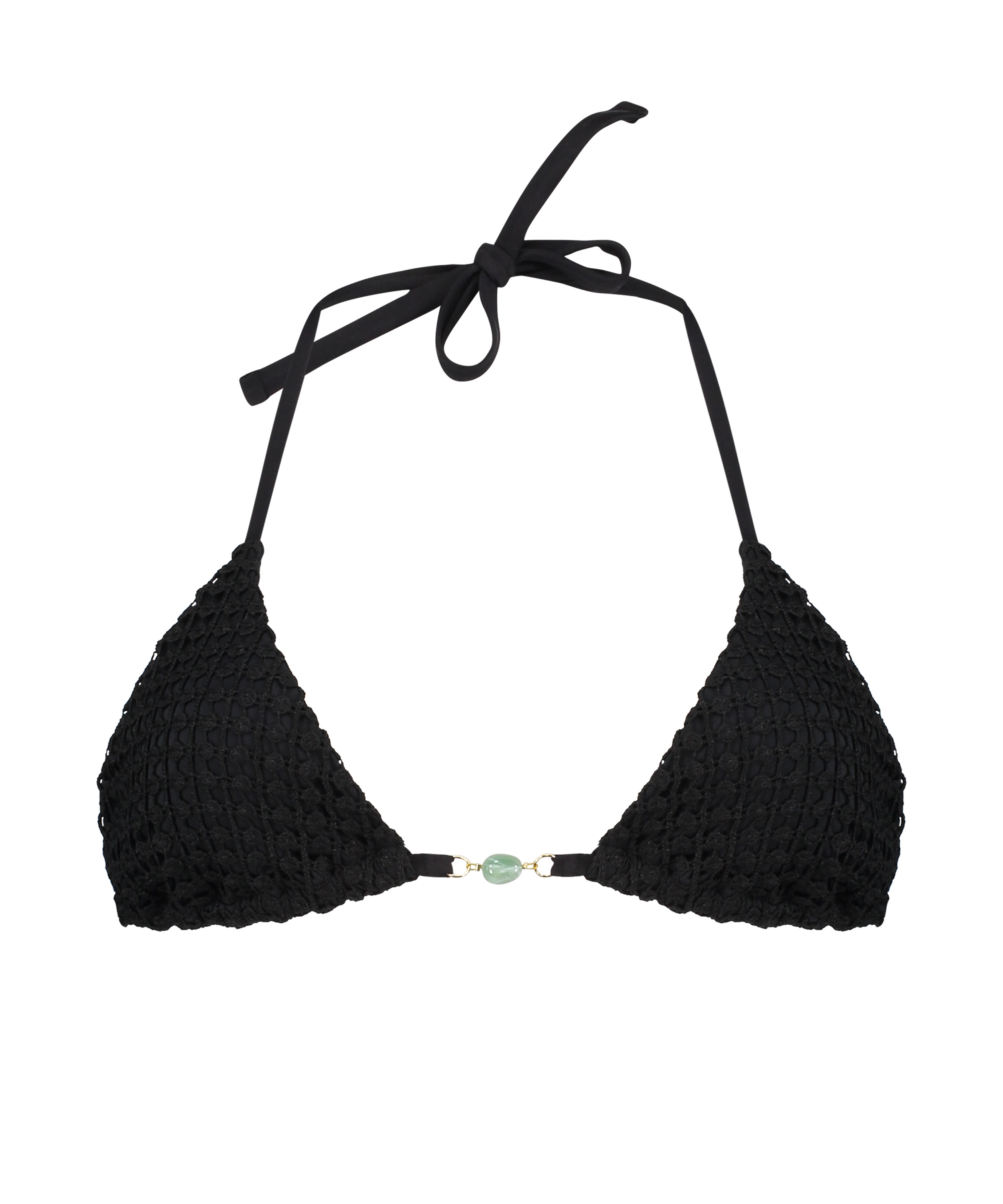 Tr&oacute;jkątna g&oacute;ra od bikini Maui, Czarny, main