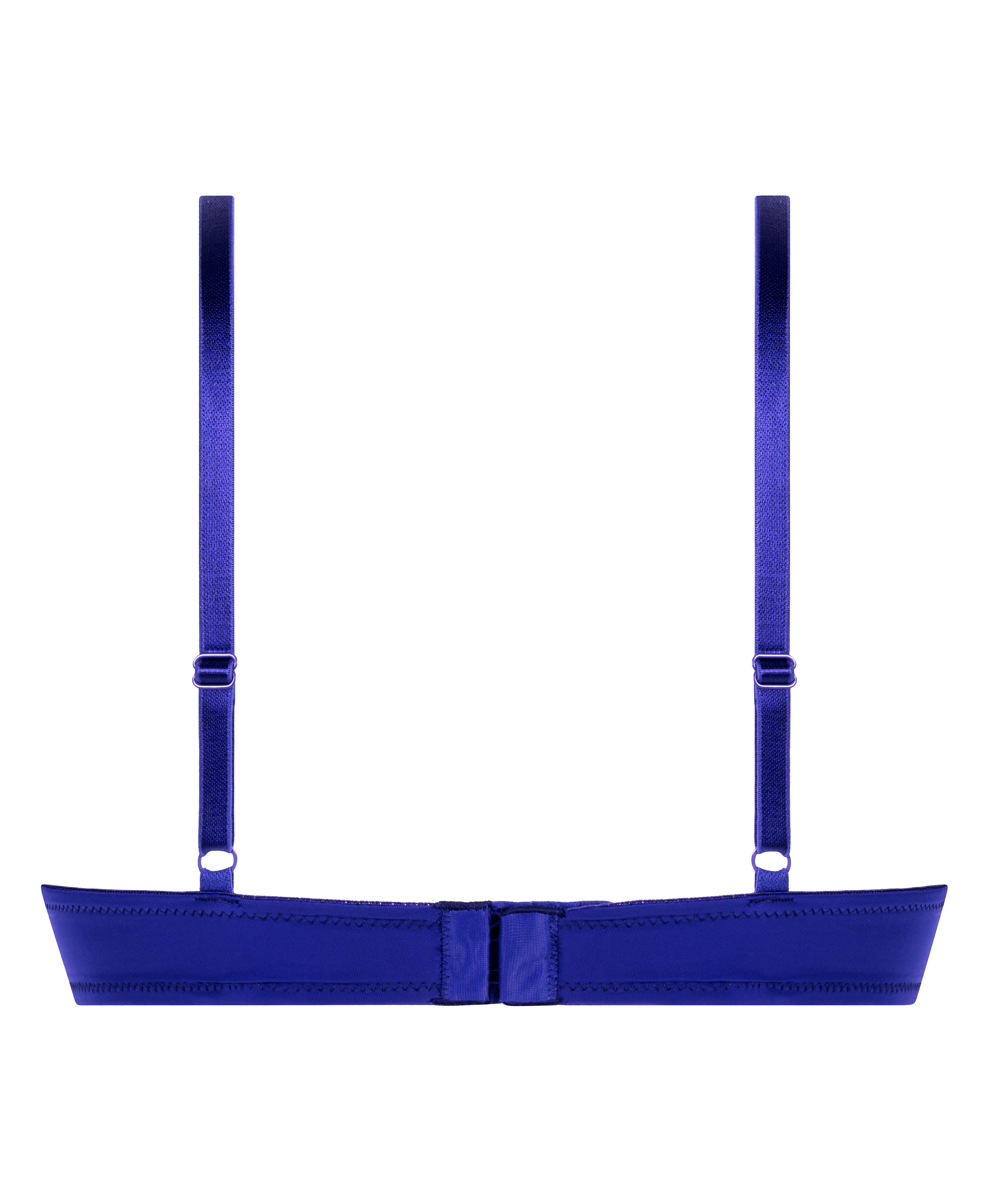 Biustonosz usztywniany z fiszbinami Plunge, Niebieski, main