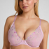 Biustonosz Fiszbinowy Bez Wkładek Eleni, Fioletowy