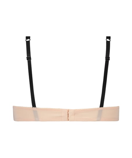 ﻿Biustonosz usztywniany z fiszbinami Secret Lace, Różowy