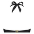 G&oacute;ra od bikini typu bandeau Luxe, Czarny
