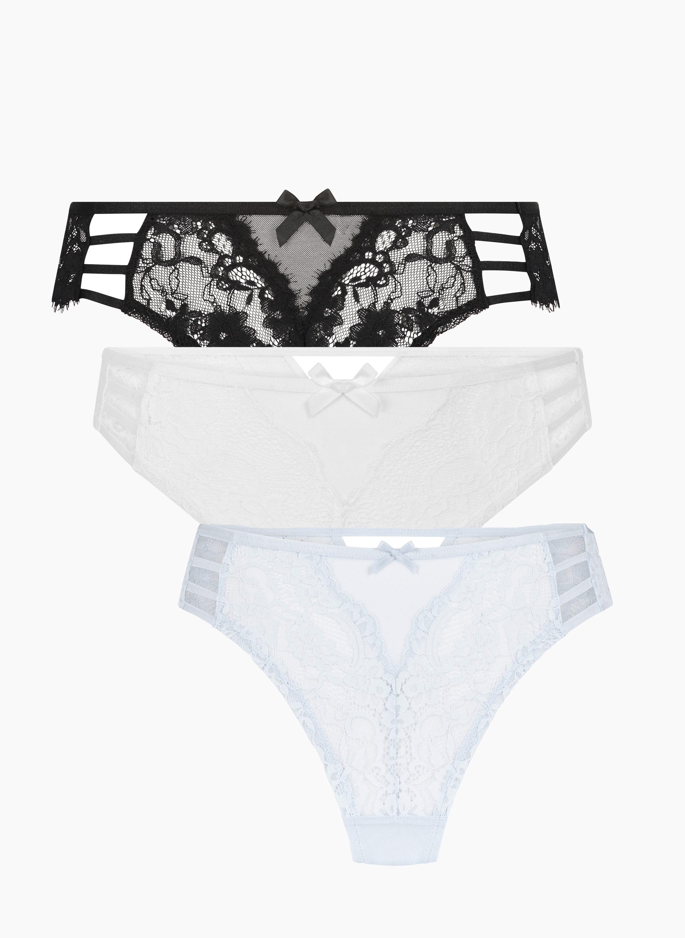 Brazyliany Belle 3 pary, Czarny, main