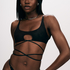 Biustonosz bralette Minnie, Czarny