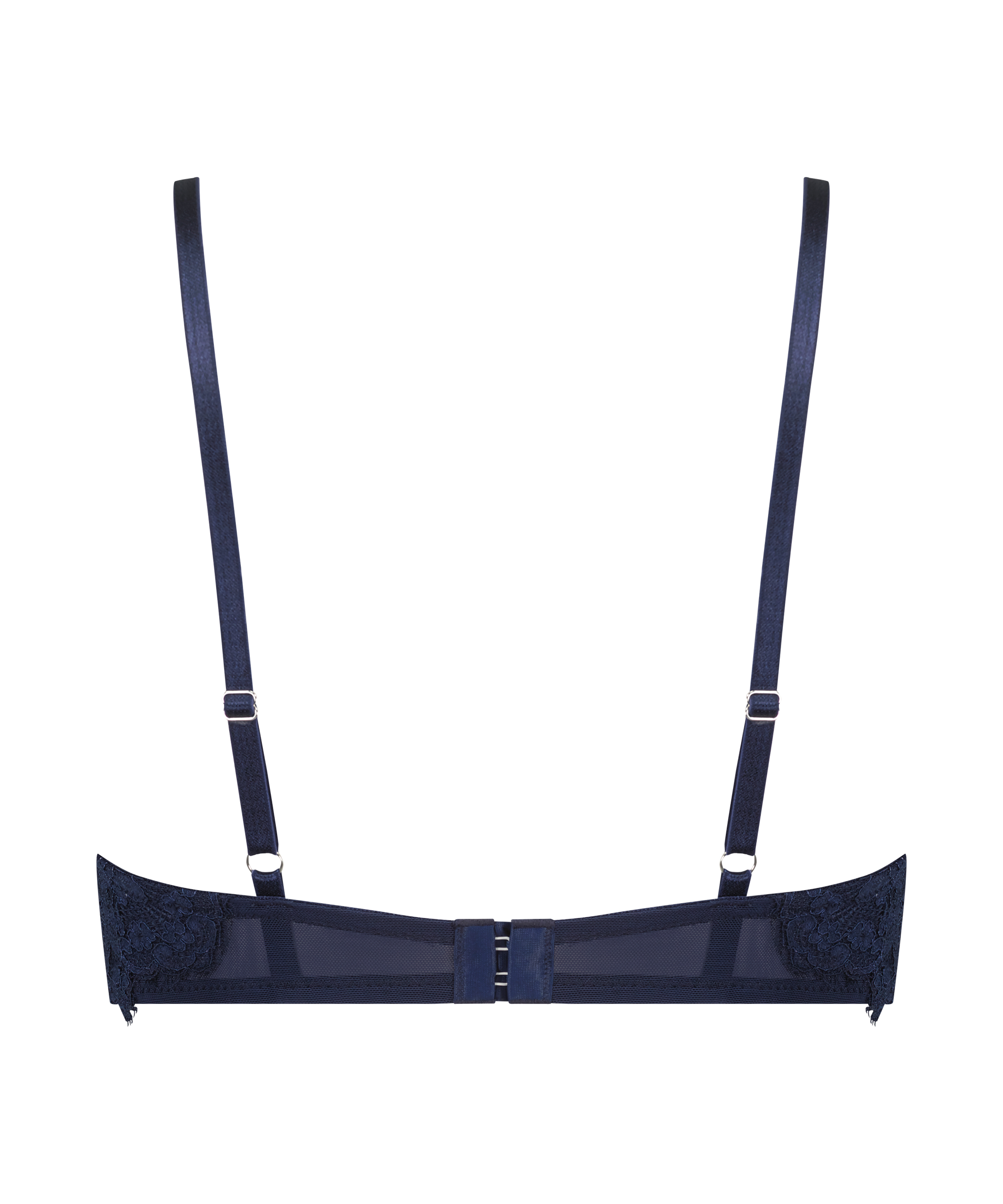 Biustonosz usztywniany z fiszbinami longline Pauline, Niebieski, main