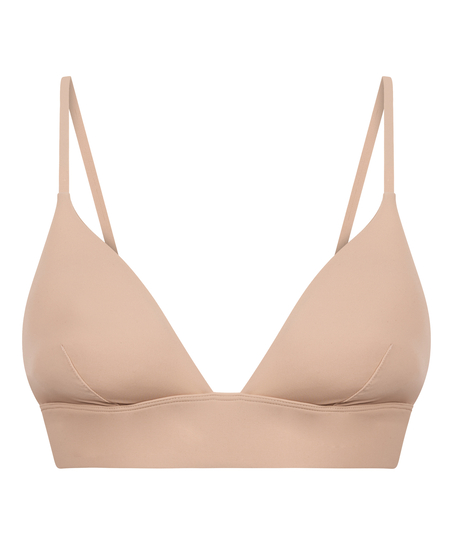 Tr&oacute;jkąt Bralette Smooth, Beżowy