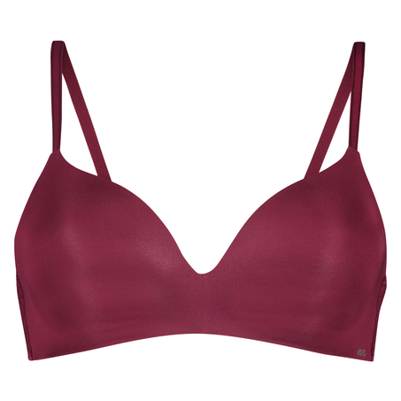 Hope Padded Non-Underwired Bra, Czerwony