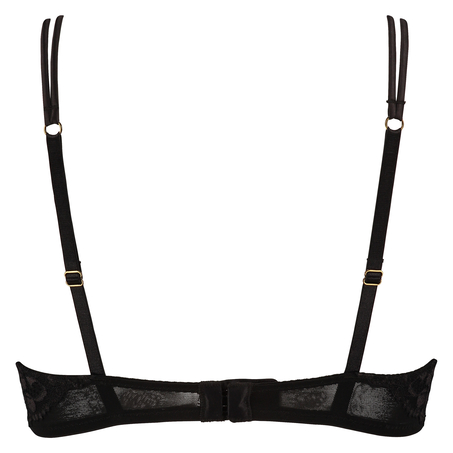 Non-padded underwired bra Jolie, Czarny