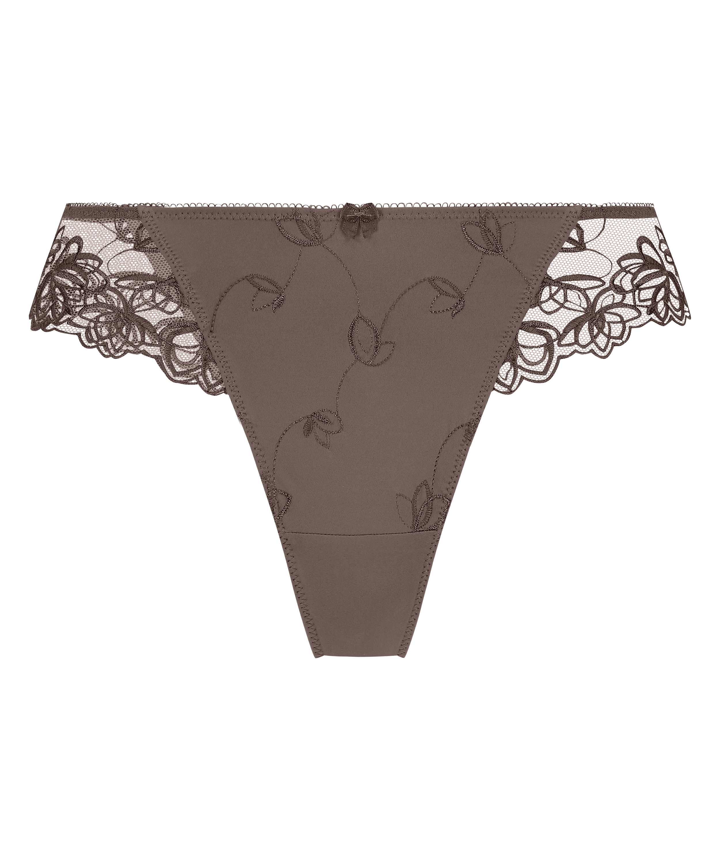 Diva thong, Brązowy, main