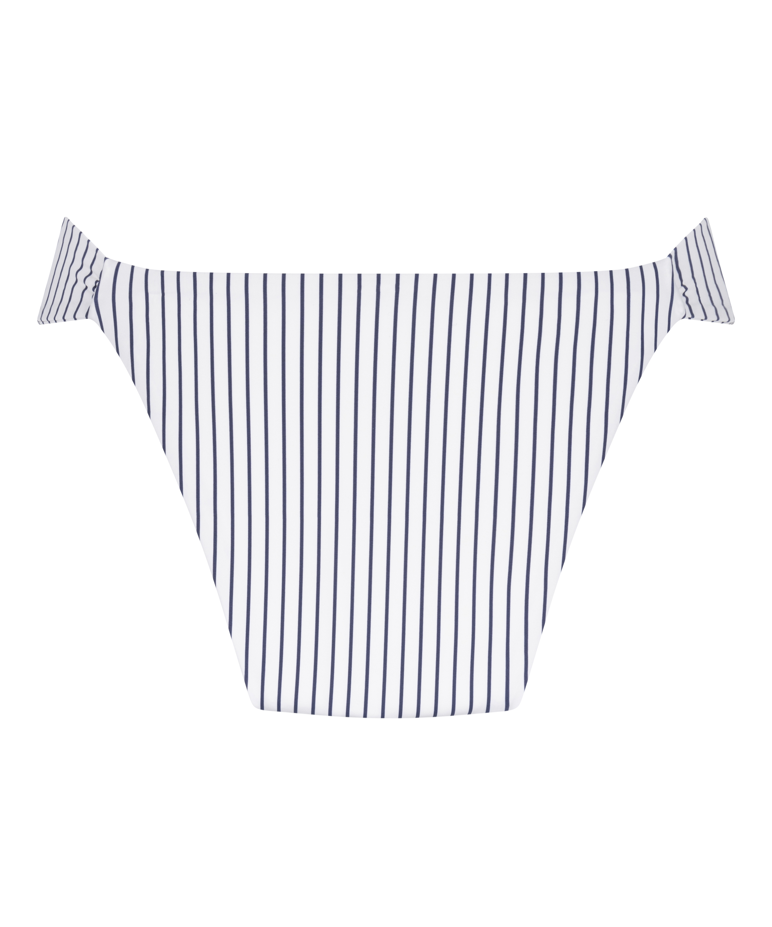 Figi Bikini Highleg Stripes, Biały, main