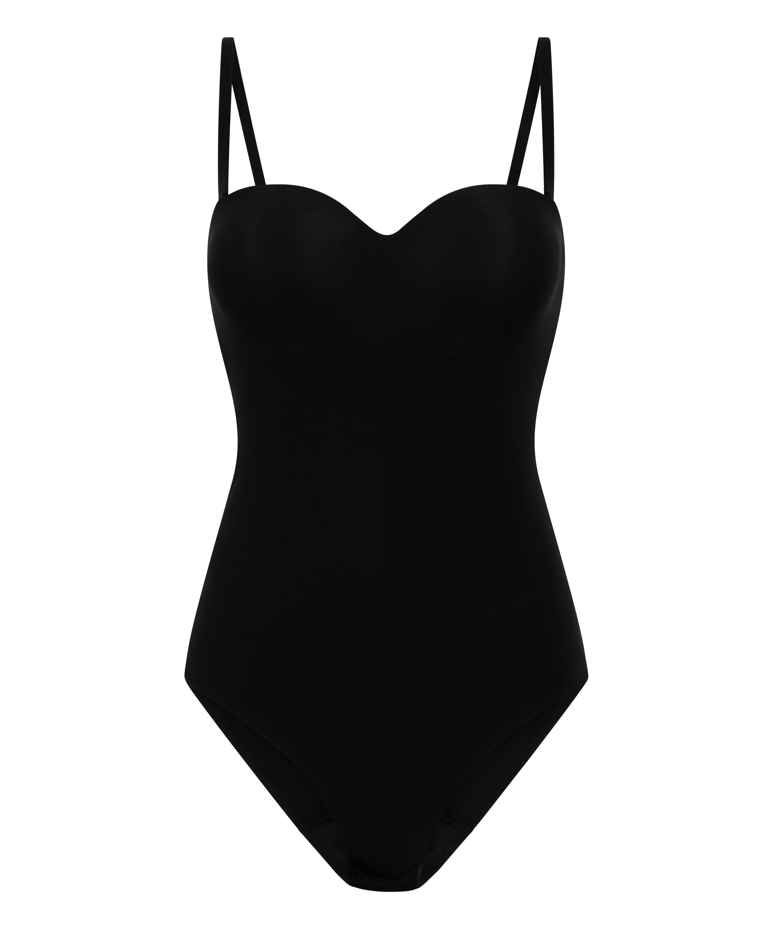 Usztywniane Body Smooth, Czarny