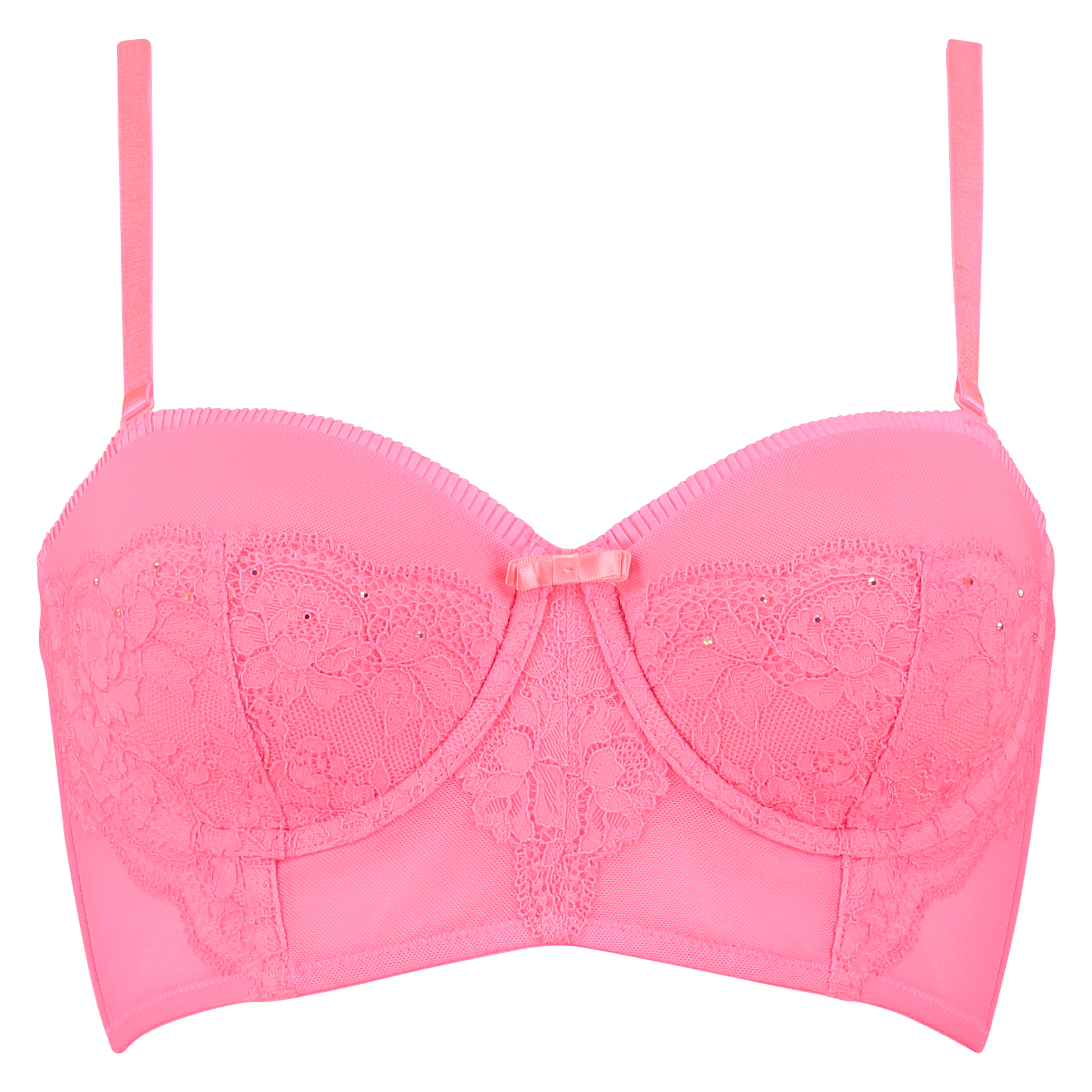 Padded longline bra Andrea, R&oacute;żowy, main