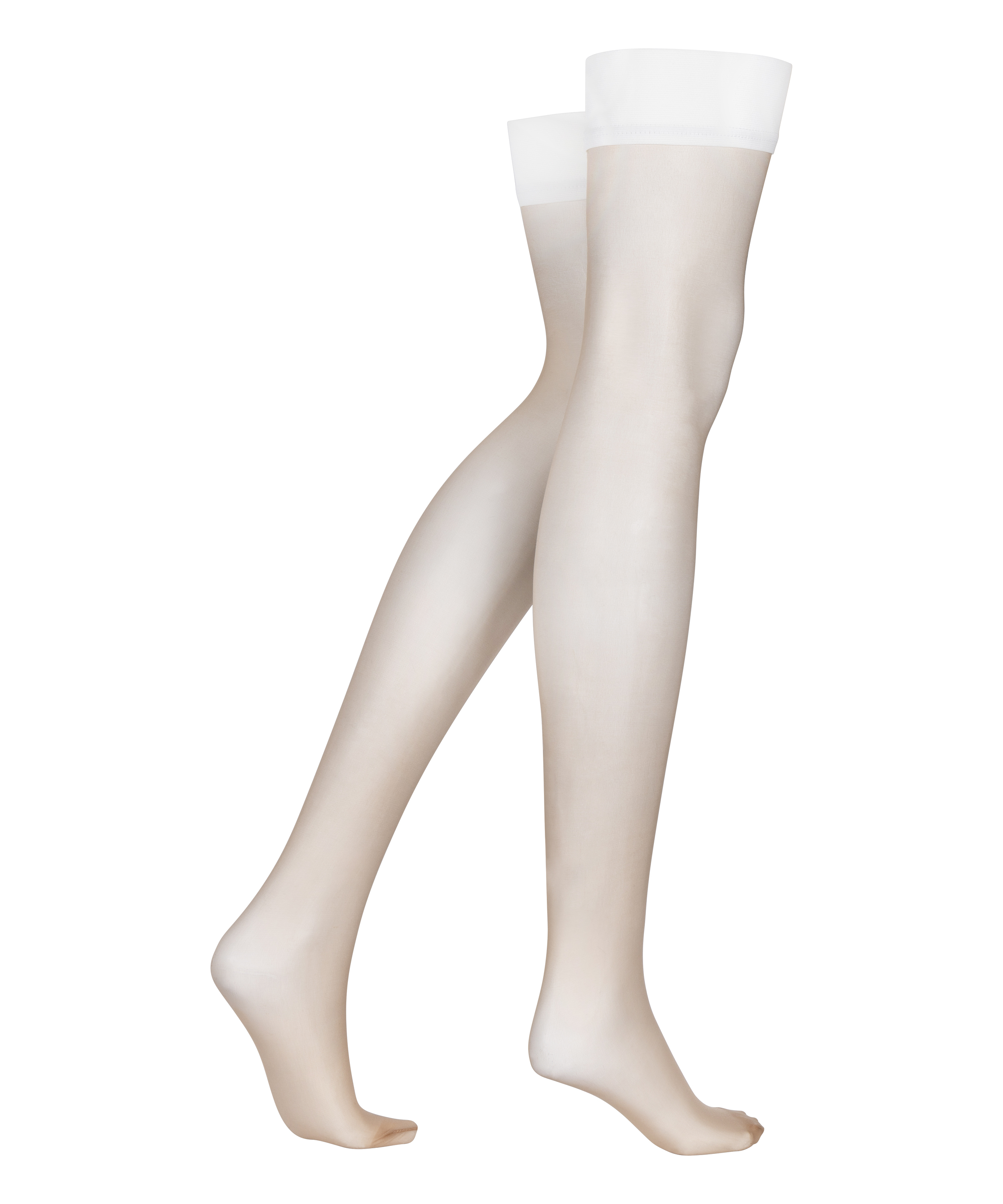 Pończochy Samoprzylepne 15 DEN Clean Top, Biały, main