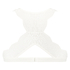 Halter racerback bralette, Biały