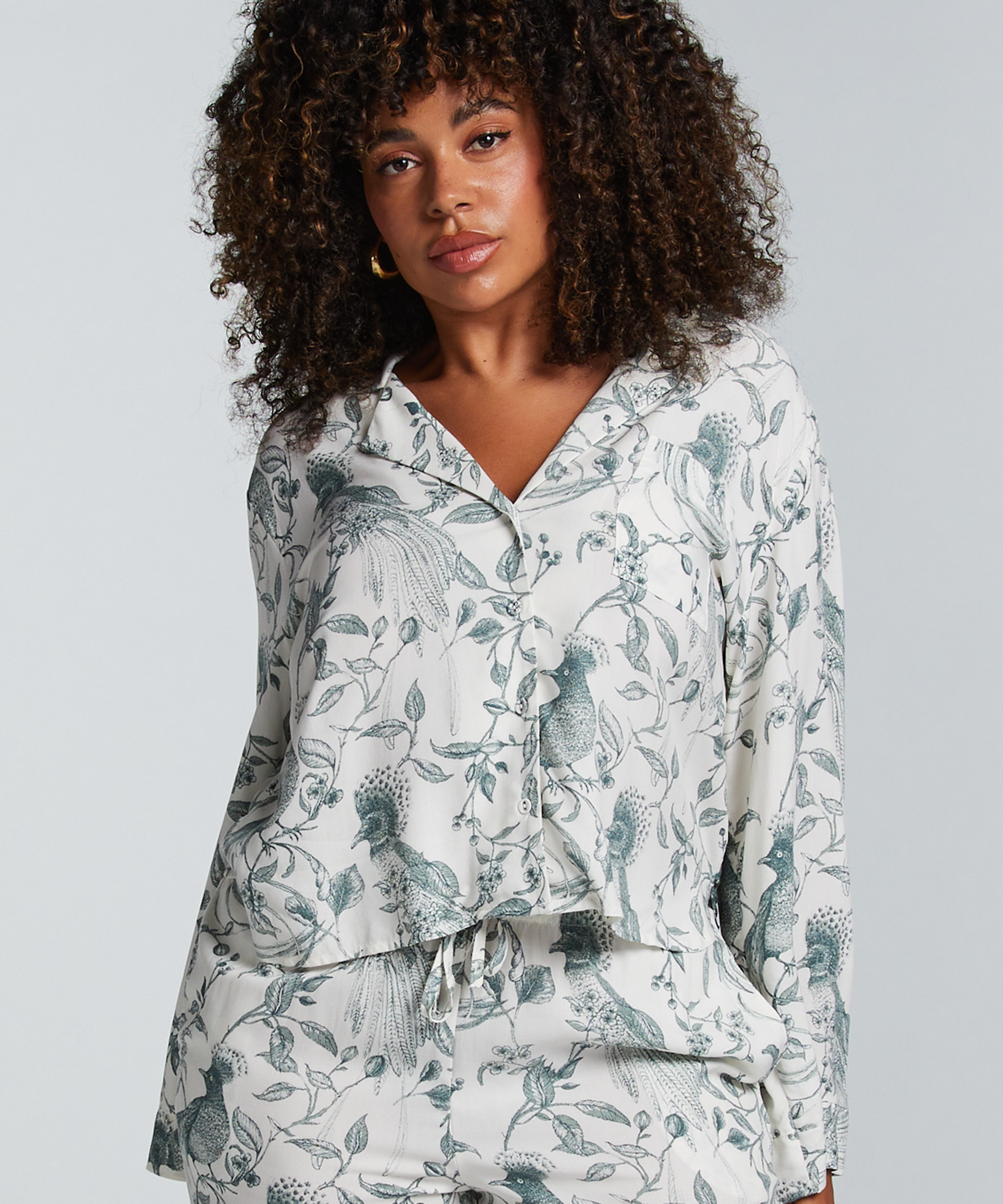 Góra od piżamy, Biały, main