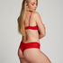Brazyliany V-shape Mesh, Czerwony