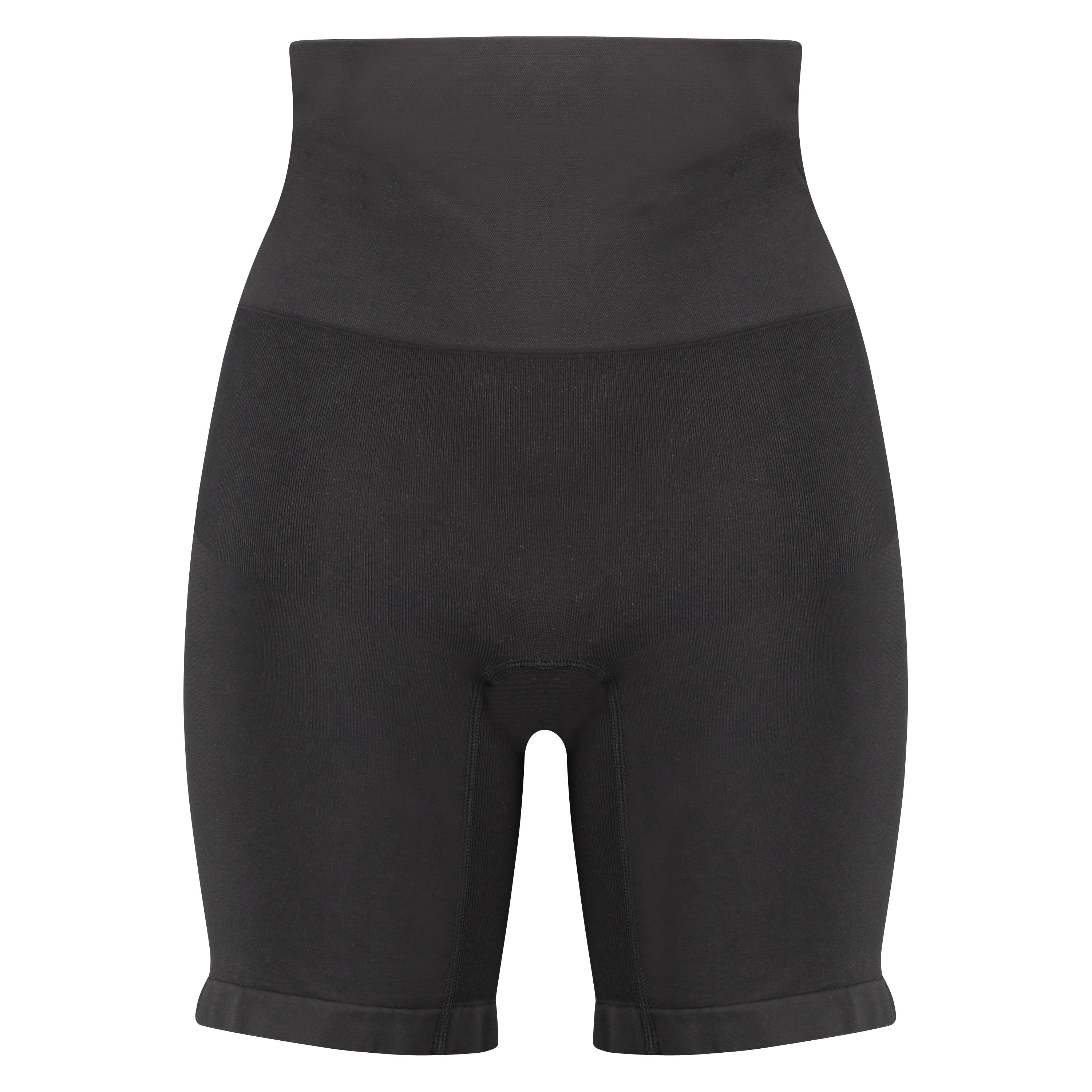 Ujędrniające, szczuplejsze spodnie z siateczki, Czarny, main