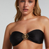 G&oacute;ra od bikini typu bandeau Yucatan, Czarny