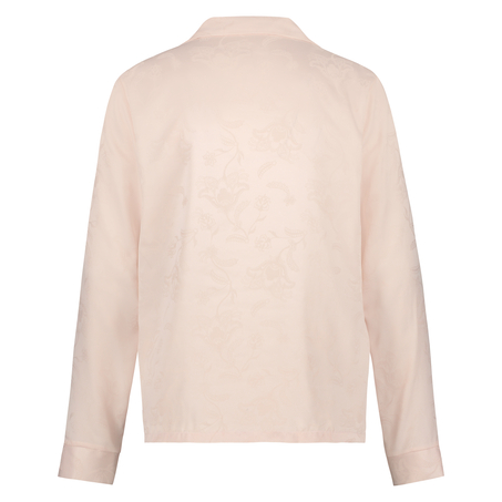 Satin Pyjama Top, R&oacute;żowy