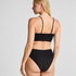 Bandeau Bralette Smooth, Czarny