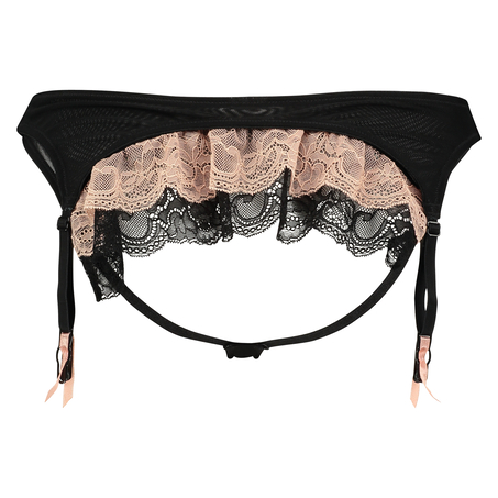 Suspenders brief, Czarny
