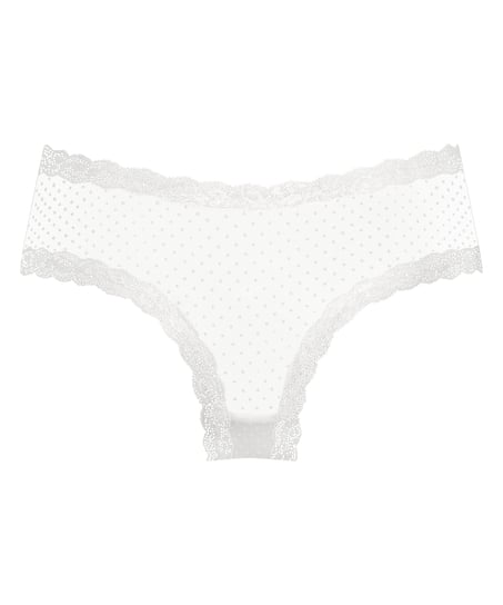 Brazyliany V-shape Mesh, Biały