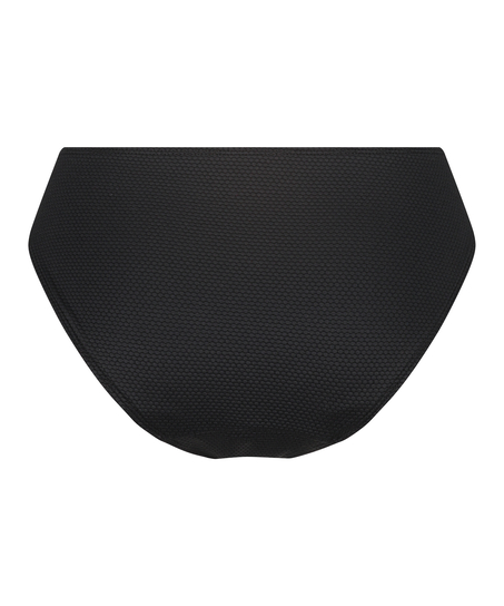 Figi bikini Scallop, Czarny