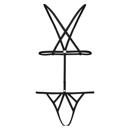 Narelle Playsuit, Czarny