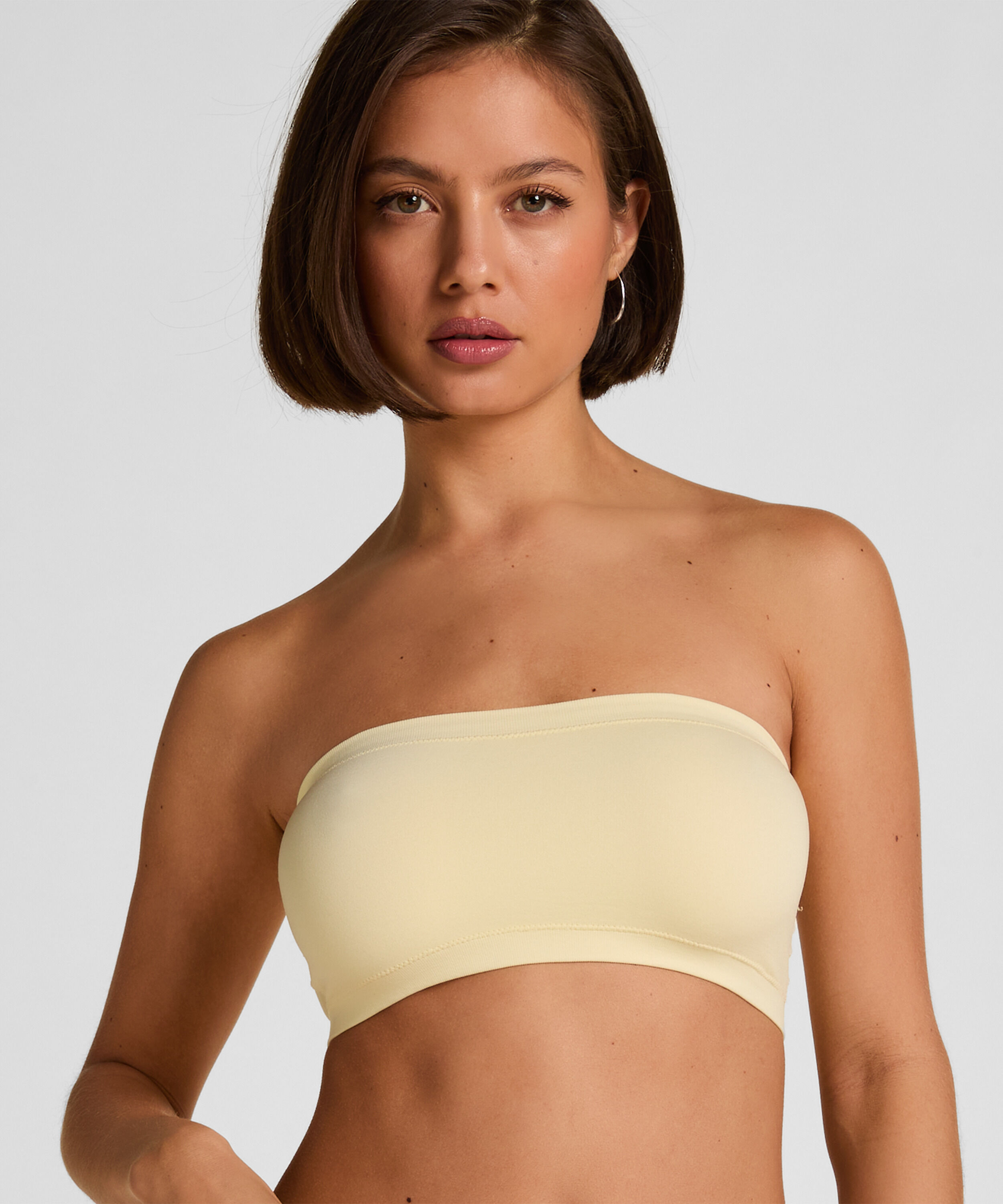 Biustonosz bralette bandeau Dide, Ż&oacute;łty