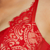 Kat padded underwired bra, Czerwony