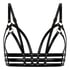 Biustonosz bralette Cross, Czarny