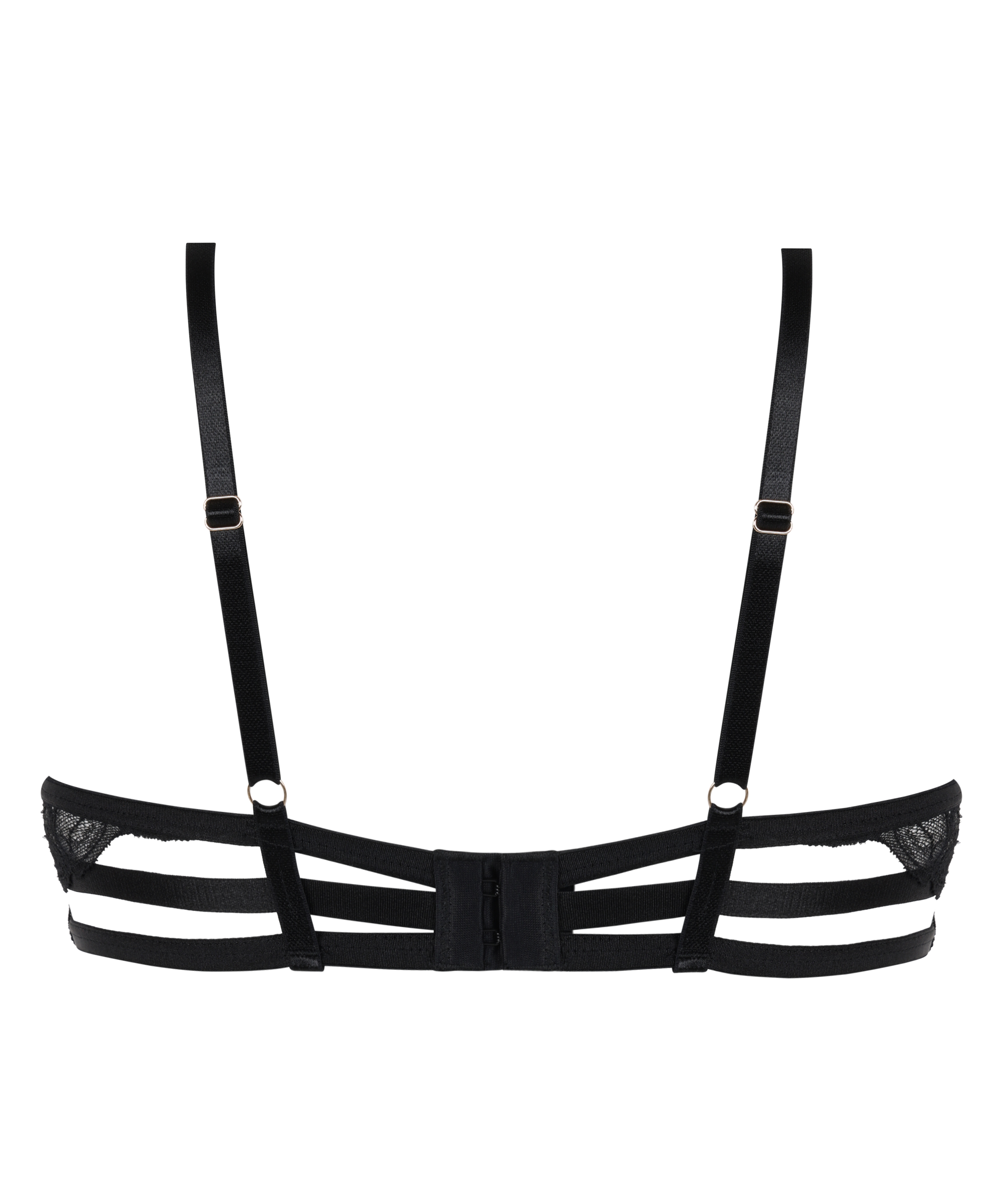 Biustonosz usztywniany z fiszbinami Cierra, Czarny, main