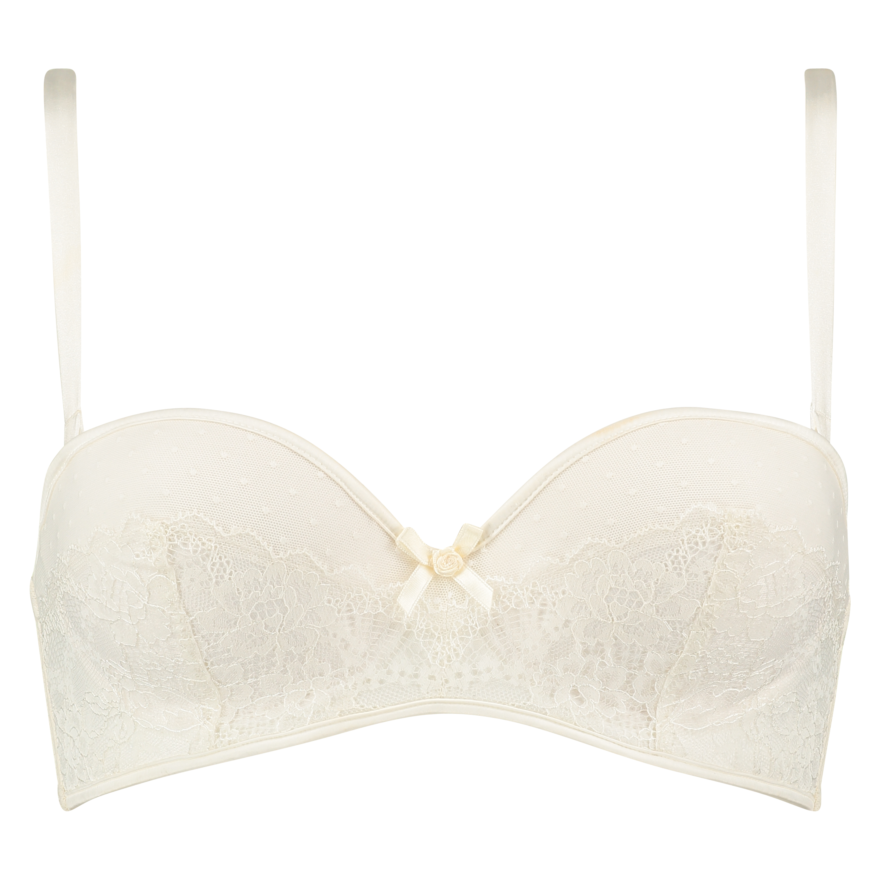 Padded strapless underwired bra Ramona, Biały, main