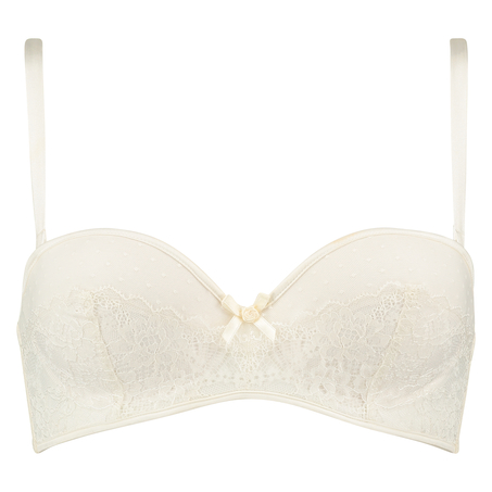 Padded strapless underwired bra Ramona, Biały