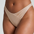 Figi bikini z wysokim wycięciem Lima, Beżowy